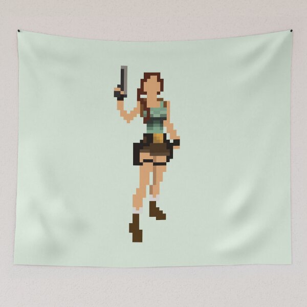 Item preview, Lara Croft Pixel Art - Classic 2 designed and sold by Nell-Mills.