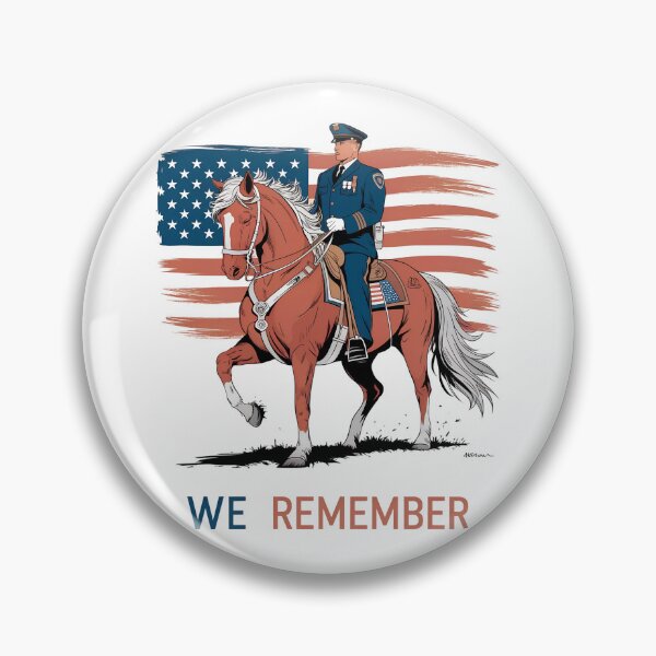 Item preview, Patriot and memorial Day - Nyc police horse mounted designed and sold by The  Knick Knack Nook.