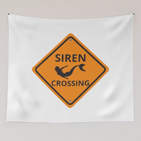 Item preview, Caution Sign - Siren Crossed designed and sold by CritterFish.