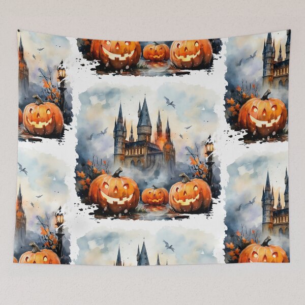 Item preview, Spooky Pumpkins, Halloween designed and sold by ArtPixelHaven.