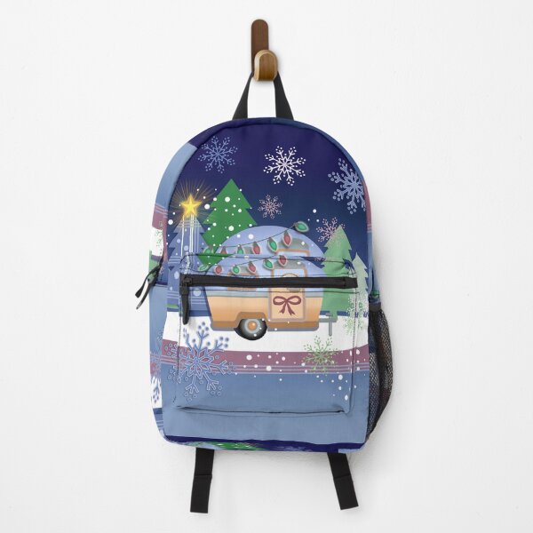 Item preview, Trailer Caravan Blue Winter Night designed and sold by Sharon Schwalbe.
