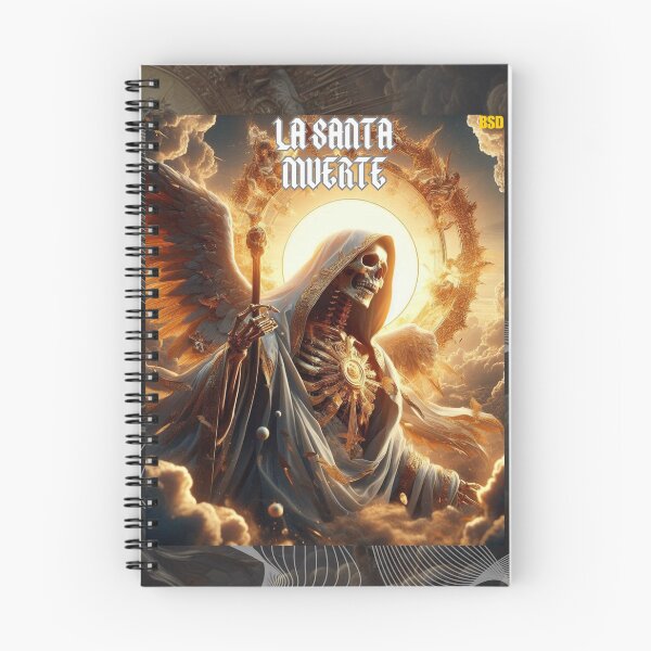 Item preview, Golden Santa Muerte in the Heavens designed and sold by julioacuna01020.