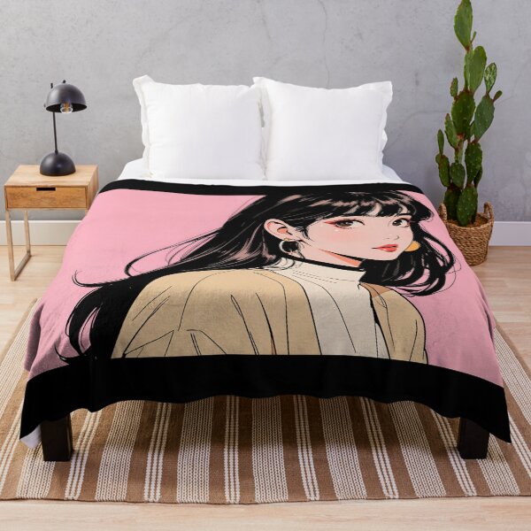 Item preview, aesthetic Beautiful anime girl designed and sold by Mrwolf-designs.