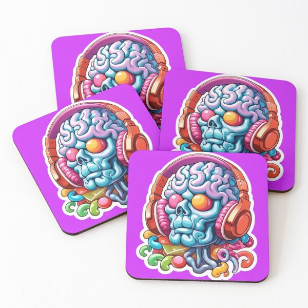 Item preview, Headphones to Brain - Candied Beats #3 of 6 designed and sold by HauntedOpera.