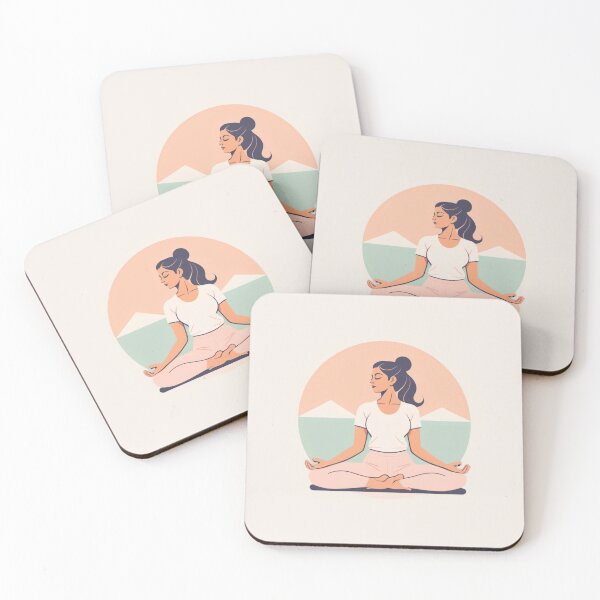 Item preview, Stretch & Shine: Yoga Girl Tee – Embrace Your Zen designed and sold by Eths-Designs.