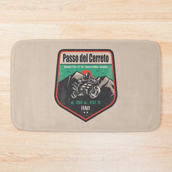 Item preview, Passo del Cerreto Italy Motorcycling Mountain Design designed and sold by CynthiaGraphics.