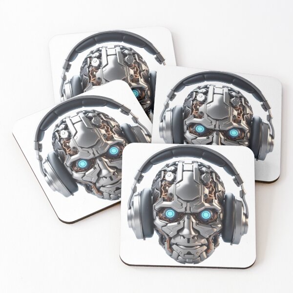 Item preview, Headphones to Brain - Metal Series - #5 of 5 designed and sold by HauntedOpera.