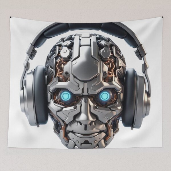 Item preview, Headphones to Brain - Metal Series - #5 of 5 designed and sold by HauntedOpera.