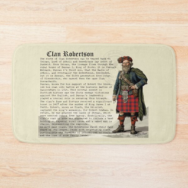 Artikelvorschau, Clan Robertson - Geschichte des schottischen Clans entworfen und verkauft von BagTown Clans.