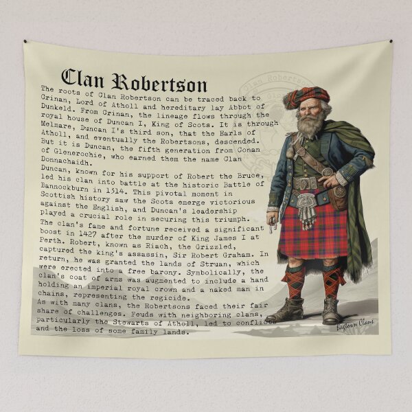 Item preview, Clan Robertson Scottish Clan History  designed and sold by BagTown Clans.