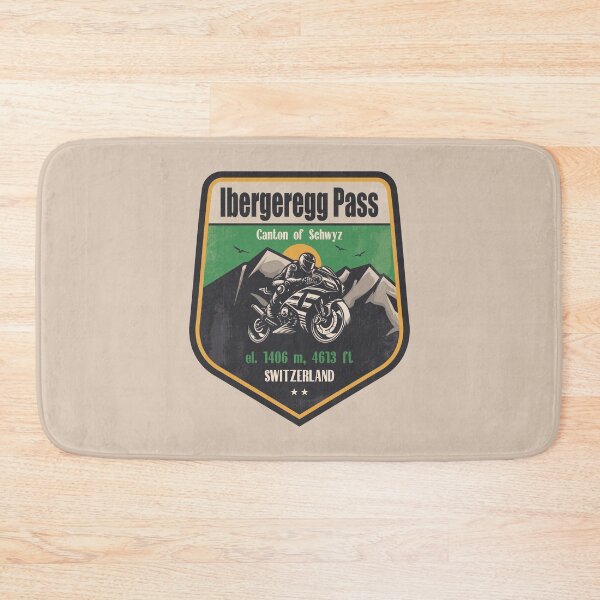 Artikelvorschau, Ibergereggpass Schweiz Motorradfahren Berg Design entworfen und verkauft von CynthiaGraphics.
