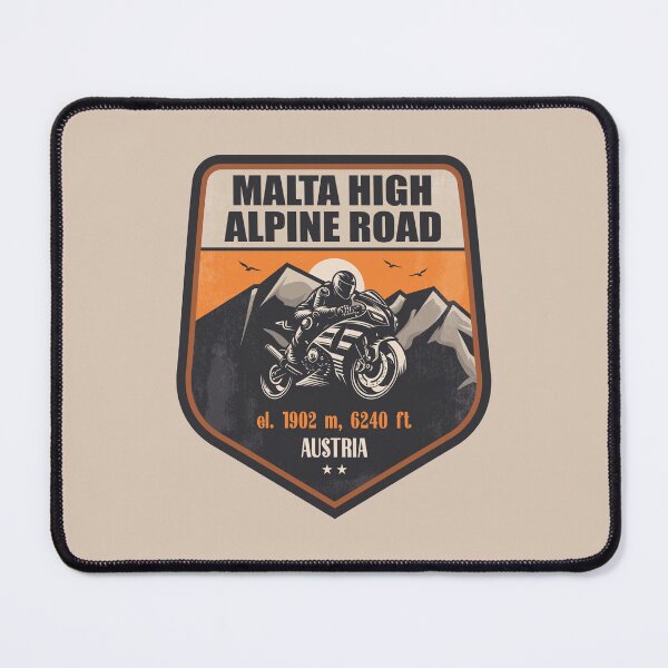 Item preview, Malta High Alpine Road Austria Motorcycling Mountain Design designed and sold by CynthiaGraphics.