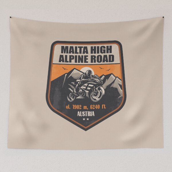 Item preview, Malta High Alpine Road Austria Motorcycling Mountain Design designed and sold by CynthiaGraphics.