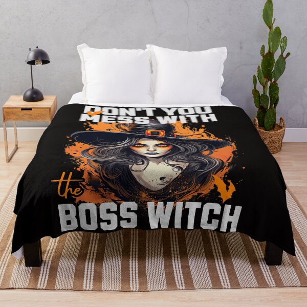 Item preview, Halloween Designs for Women- Dont you mess with the Boss Witch designed and sold by RishJal.