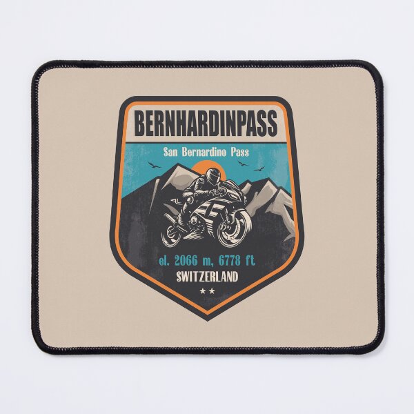 Item preview, San Bernardino Pass (Bernhardinpass) Switzerland Motorcycling Mountain designed and sold by CynthiaGraphics.