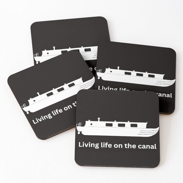Item preview, Loving life on the canal (wht) designed and sold by canal-arts.
