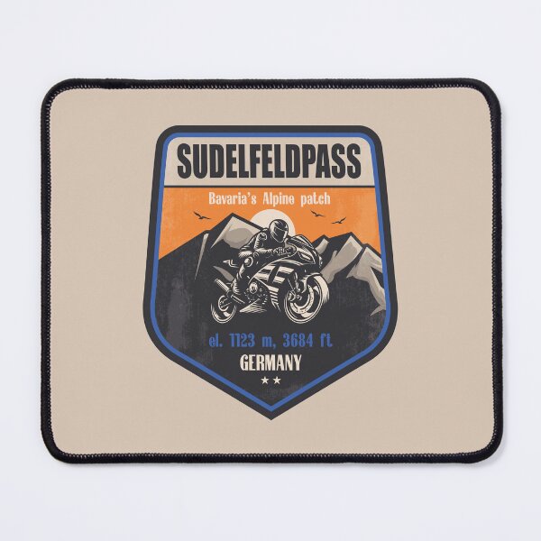 Item preview, Sudelfeldpass Germany Motorcycling Mountain Design designed and sold by CynthiaGraphics.