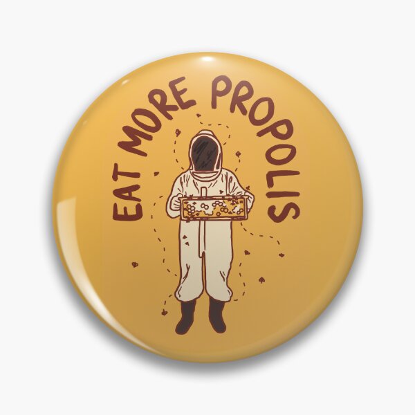Item preview, Eat More Propolis Honey Bee Keeper Sticker designed and sold by climboncowgirl.