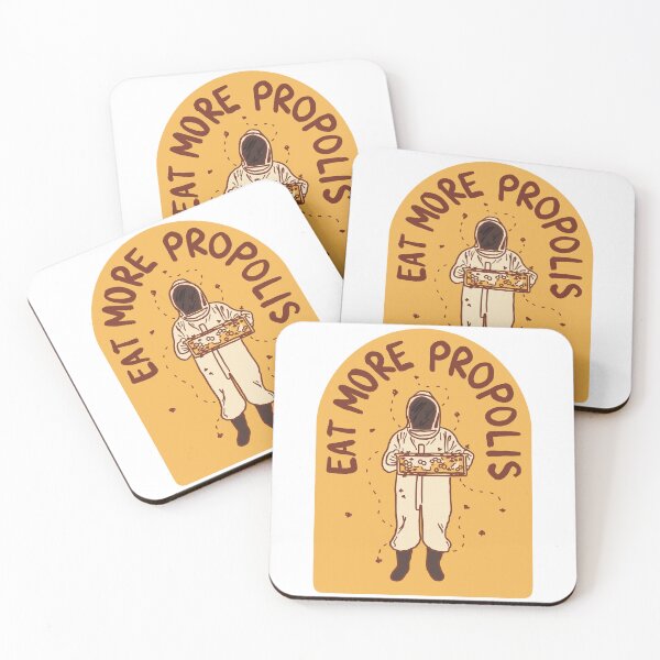 Item preview, Eat More Propolis Honey Bee Keeper Sticker designed and sold by climboncowgirl.