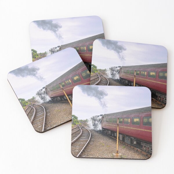 Item preview, The Jacobite Steam Train Departing from Mallaig, Scotland designed and sold by Kasia Design.