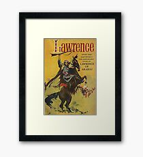 Lawrence Of Arabia 1962 - Lawrence Knight on a Horse Framed Print