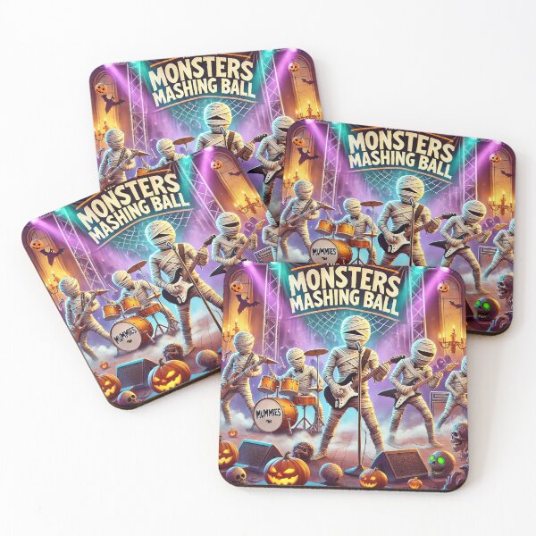 Item preview, The Monsters Mashing Ball - A Rocking Halloween Party designed and sold by MySheetMusicArt.