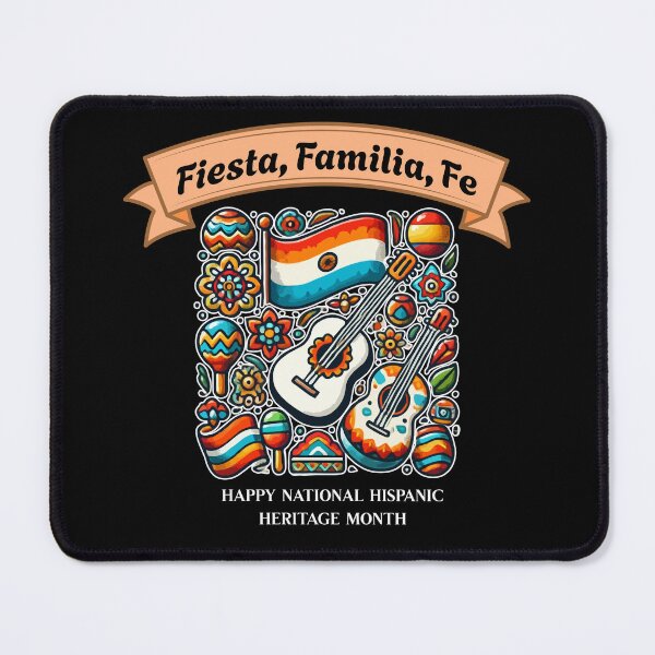 Item preview, Fiesta, Familia, Fe - Happy National Hispanic Heritage Month! designed and sold by RogarsVault.