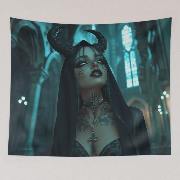 Item preview, nun girl designed and sold by CursedbyLilith.