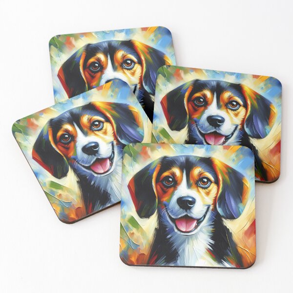 Item preview, Beagle Dog Acrylic Print Pet Portrait Dog Lovers designed and sold by Puppy Puzzles Plus.