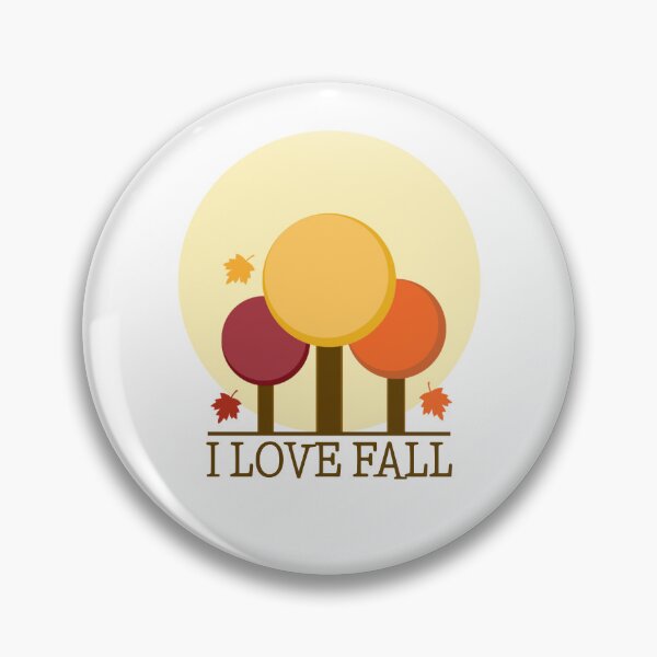 Item preview, I Love Fall - Colour Autumn Season Landscape  designed and sold by Sunserize Designs.