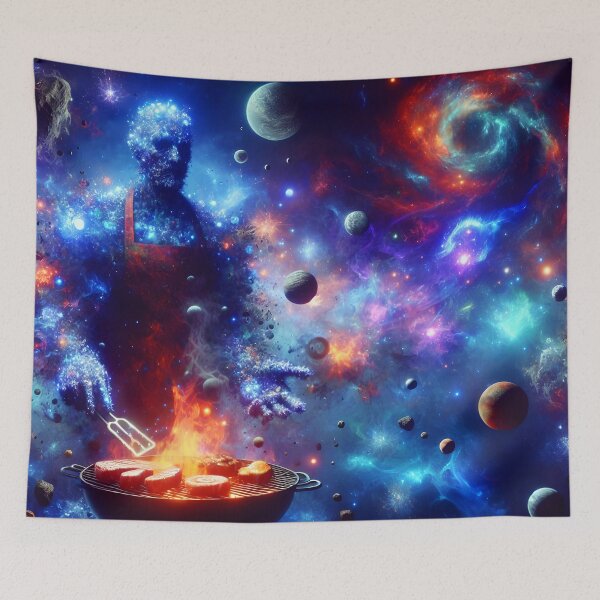 Item preview, Cosmic Barbecue : Grilling Planets in Space designed and sold by koreatvtea.