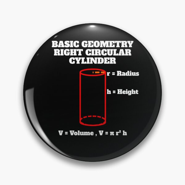 Artikelvorschau, Grundlegende Geometrie - Gerader Kreiszylinder entworfen und verkauft von signshirtz.