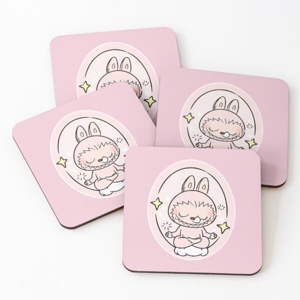 Item preview, Labubu lazy yoga sticker and merch designed and sold by retrippy.