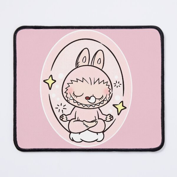 Item preview, Labubu lazy yoga sticker and merch designed and sold by retrippy.