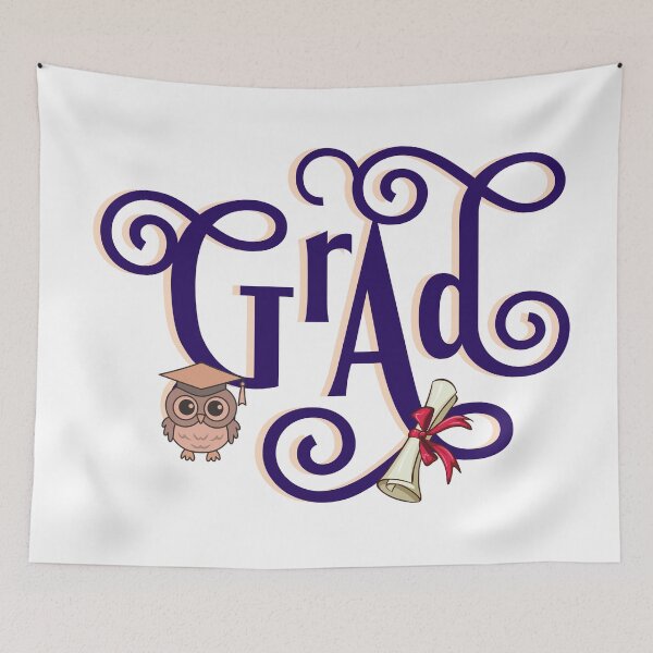 Item preview, Grad Text  Design designed and sold by Modern-Tropical.