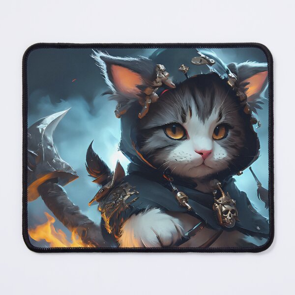 Item preview, Badass Barbarian Cat designed and sold by PulsePixelArt.