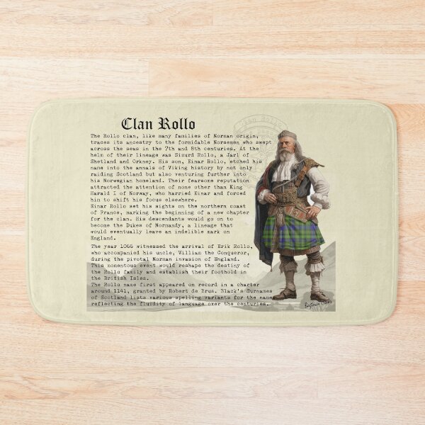 Item preview, Clan Rollo Scottish Clan History  designed and sold by BagTown Clans.