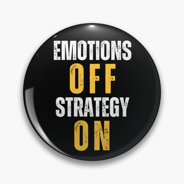 Item preview, Emotions off, strategy on designed and sold by FluxAuraTees.