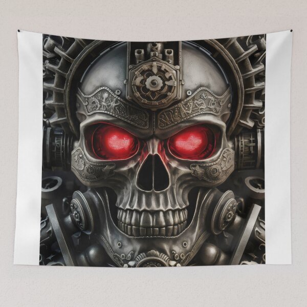 Item preview, Mechanical skull. designed and sold by MyHappyArtShop.