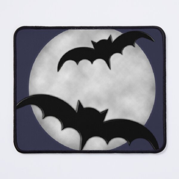 Item preview, Two bats flying against a full moon. designed and sold by claireseyeview.