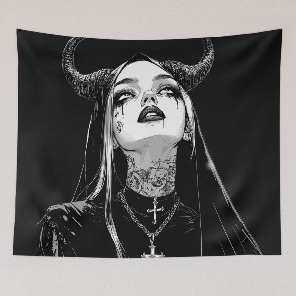 Item preview, devil nun designed and sold by CursedbyLilith.