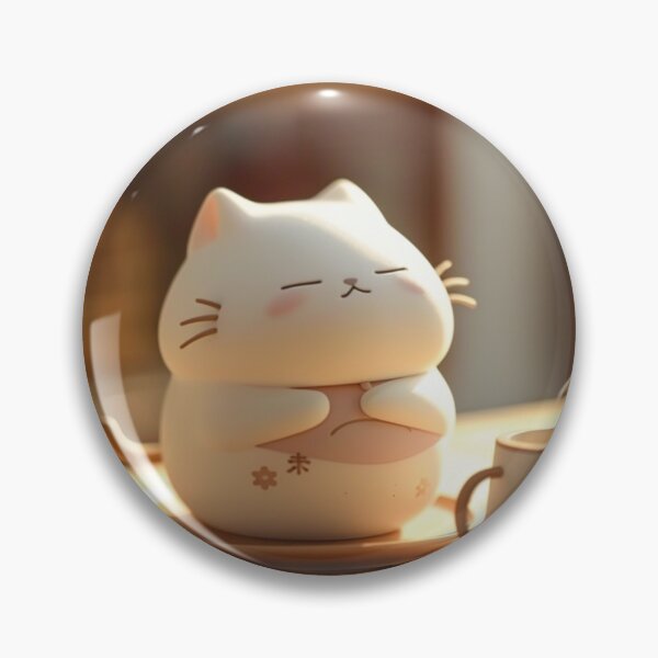 Item preview, Cute cat relaxes while having his coffee designed and sold by Ableina.