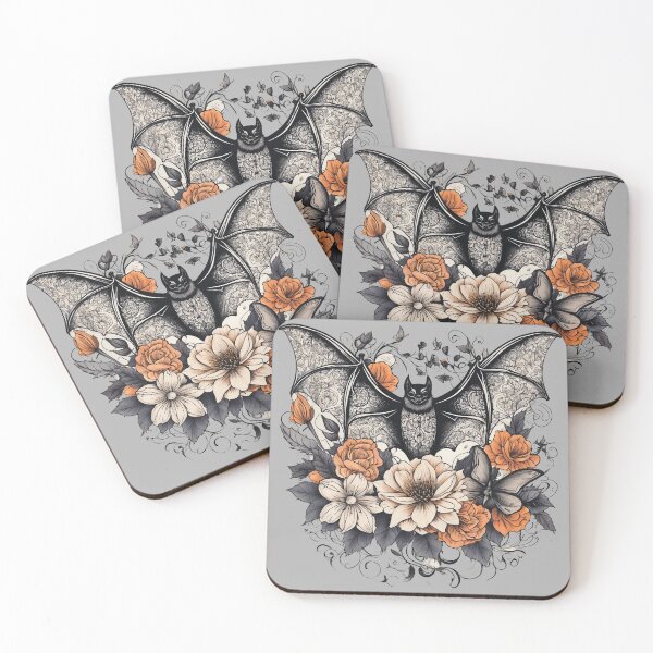 Item preview, Bat among flowers. designed and sold by MagelliShop.