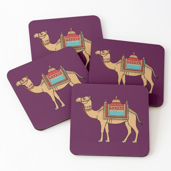 Item preview, Boho Desert Camel with Mandala Patterns designed and sold by Ekramul Haque.