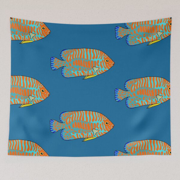Item preview, Hawaii Potters Angelfish designed and sold by Leapingdoe.