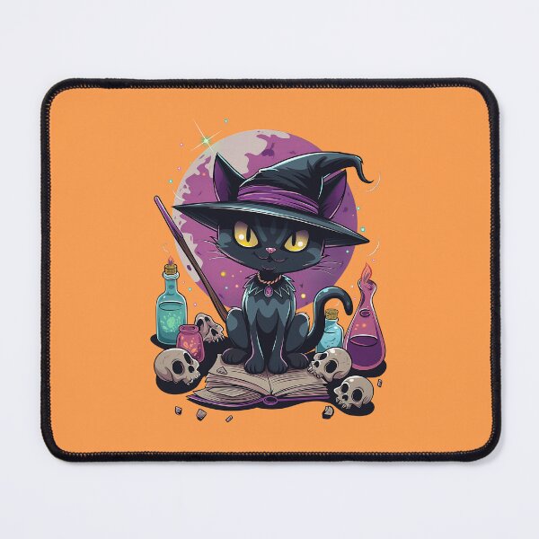 Item preview, Halloween Spooky Cat Witch designed and sold by Wild-Co.