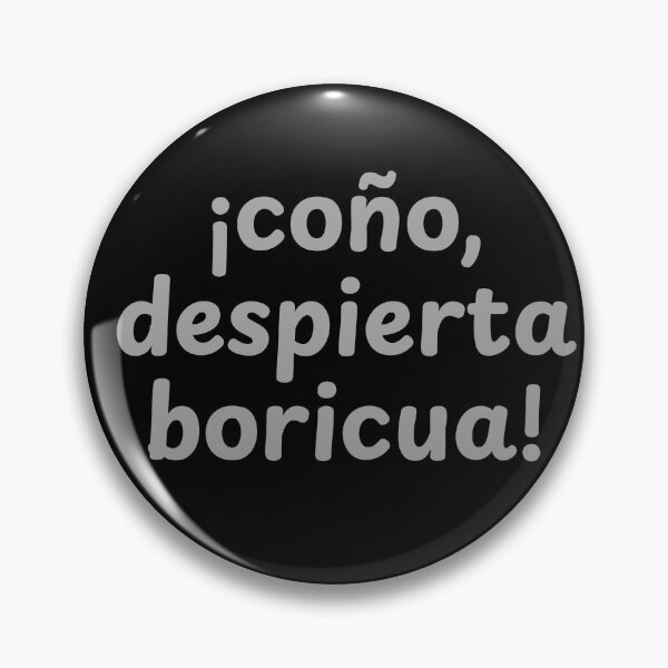 Artikelvorschau, ¡coño, despierta boricua! in Grau entworfen und verkauft von SyTcreations.