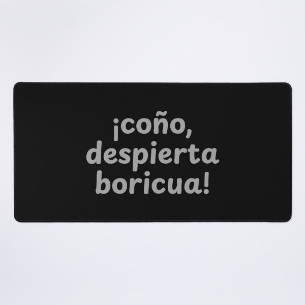 Item preview, ¡coño, despierta boricua! in Gray designed and sold by SyTcreations.