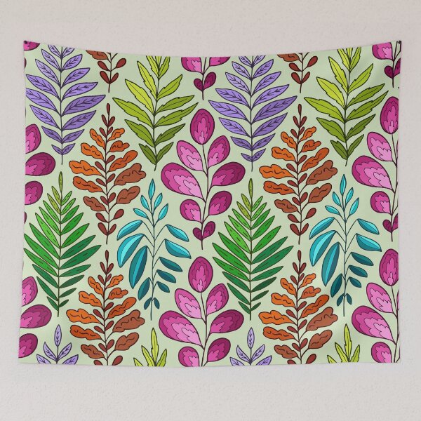 Item preview, Abstract leaf pattern designed and sold by Faiqa Waheed.