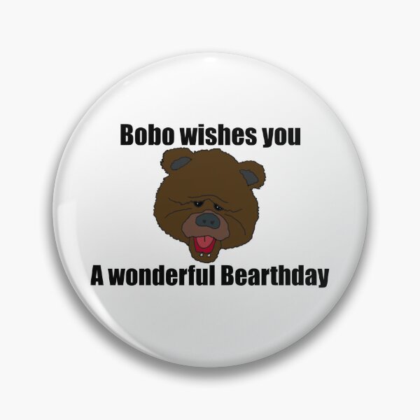 Item preview, The Muppets - Bobo wishes you a wonderful bearthday (birthday) designed and sold by Animals-by-JB.